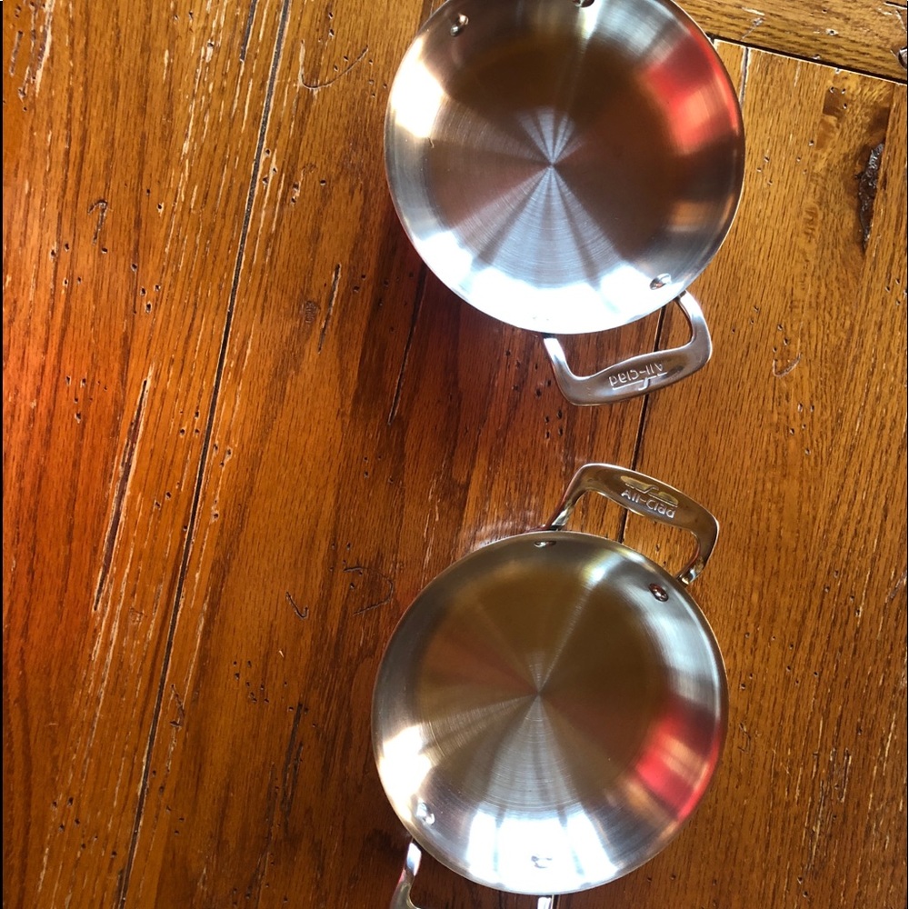 All Clad, Set of 2, 6” Au Gratin Pans, New